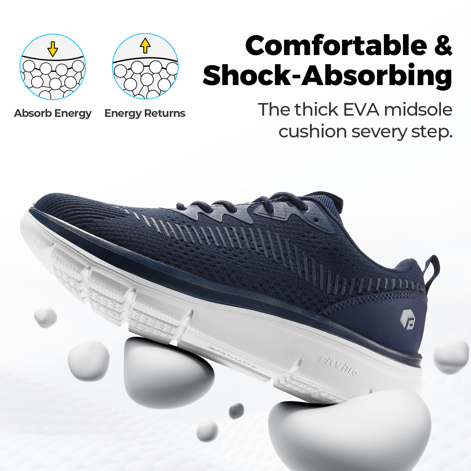 FitVille Męskie buty do chodze – Running Gear Shoes recenzja i cena